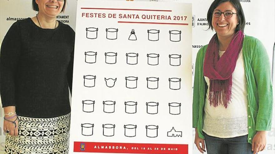 Almassora desvela un rompedor cartel para Santa Quitèria