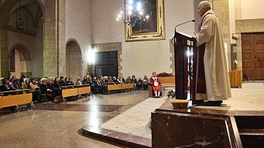 El funeral va tenir lloc ahir a la tarda a l&#039;església de Sant Pere de Berga