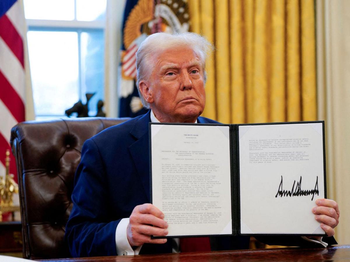 Trump imposa aranzels del 25% a Mèxic i al Canadà i del 10% a la Xina