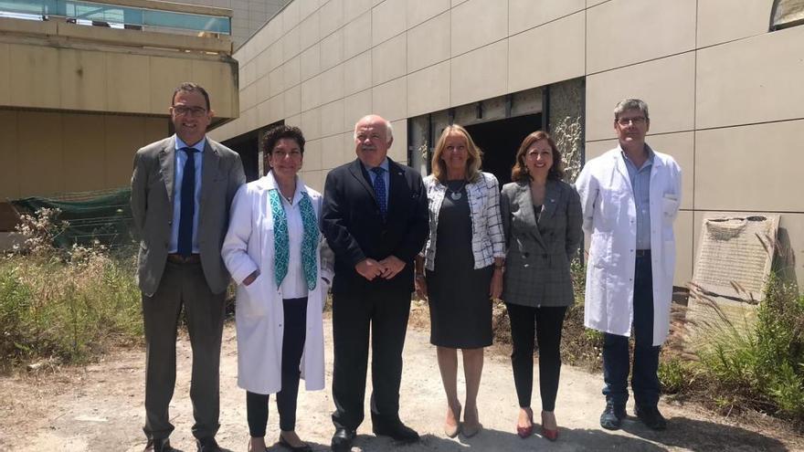 Jesús Aguirre ha visitado este lunes el Hospital Costa del Sol.