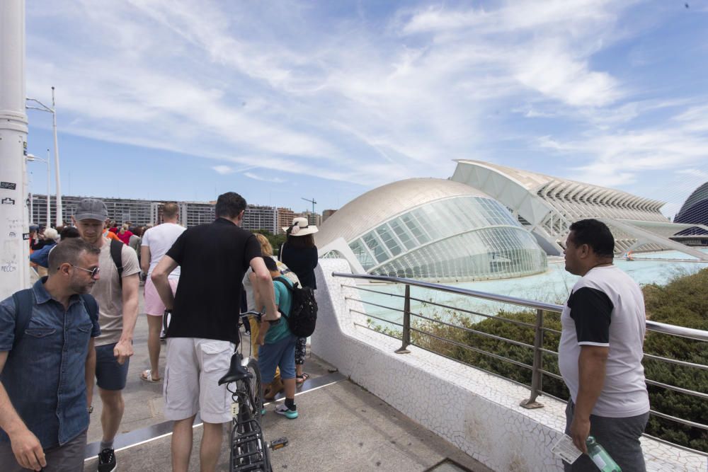 La serie de HBO 'Westworld' rueda en la Ciudad de las Artes y las Ciencias