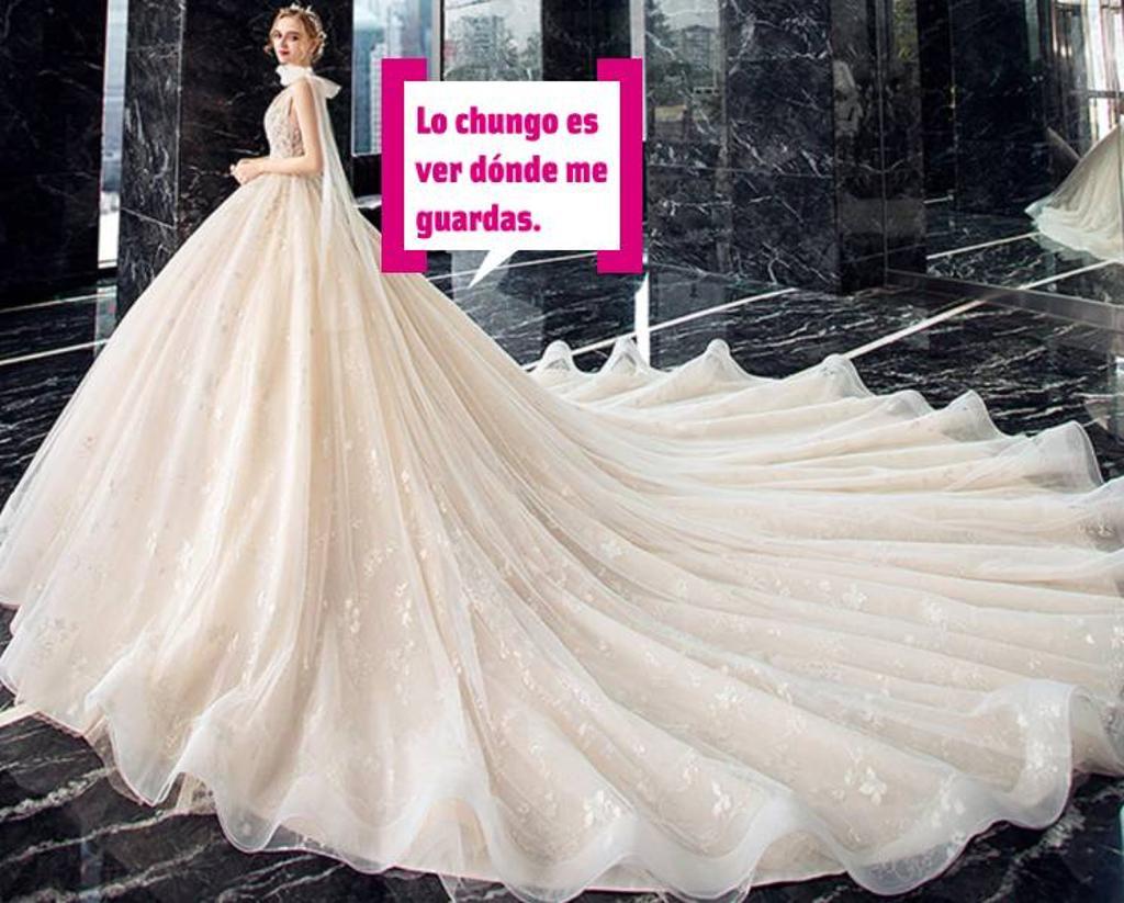 Vestido de novia de Aliexpress