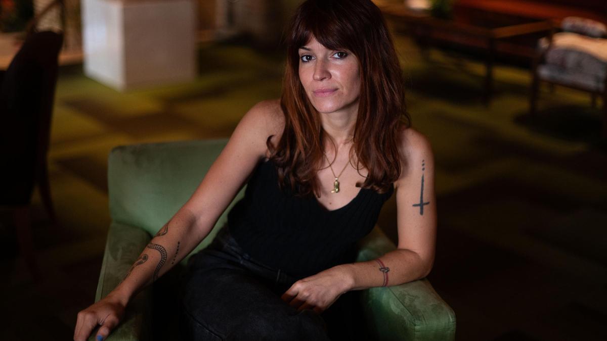 María Bastarós en el hotel Palafox de Zaragoza.