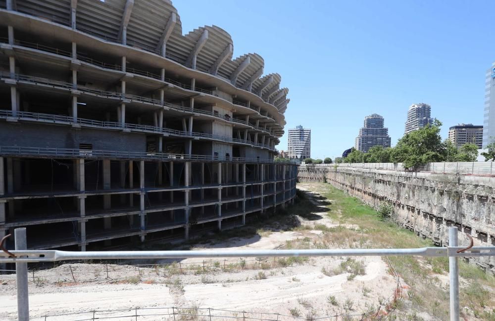 Las imágenes de las obras del nuevo Mestalla