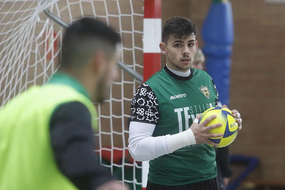 El primer entrenamiento de Josan con el Córdoba Futsal en imágenes