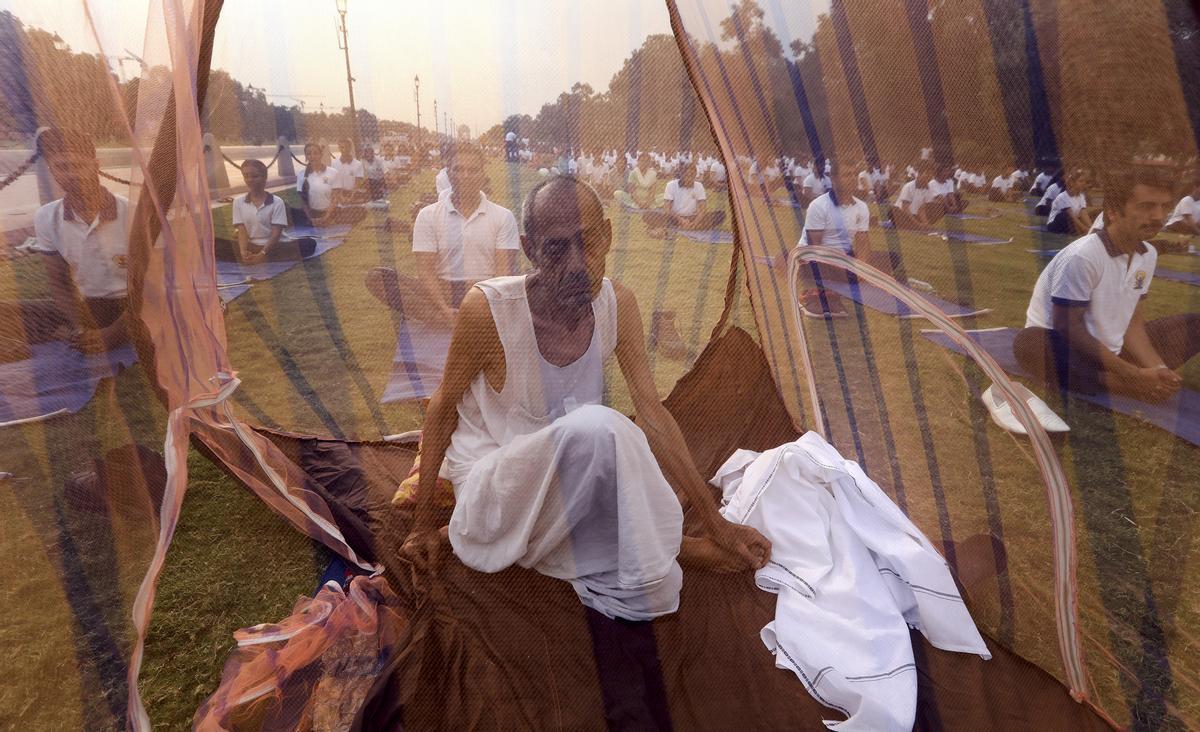 Día Internacional del Yoga en la India