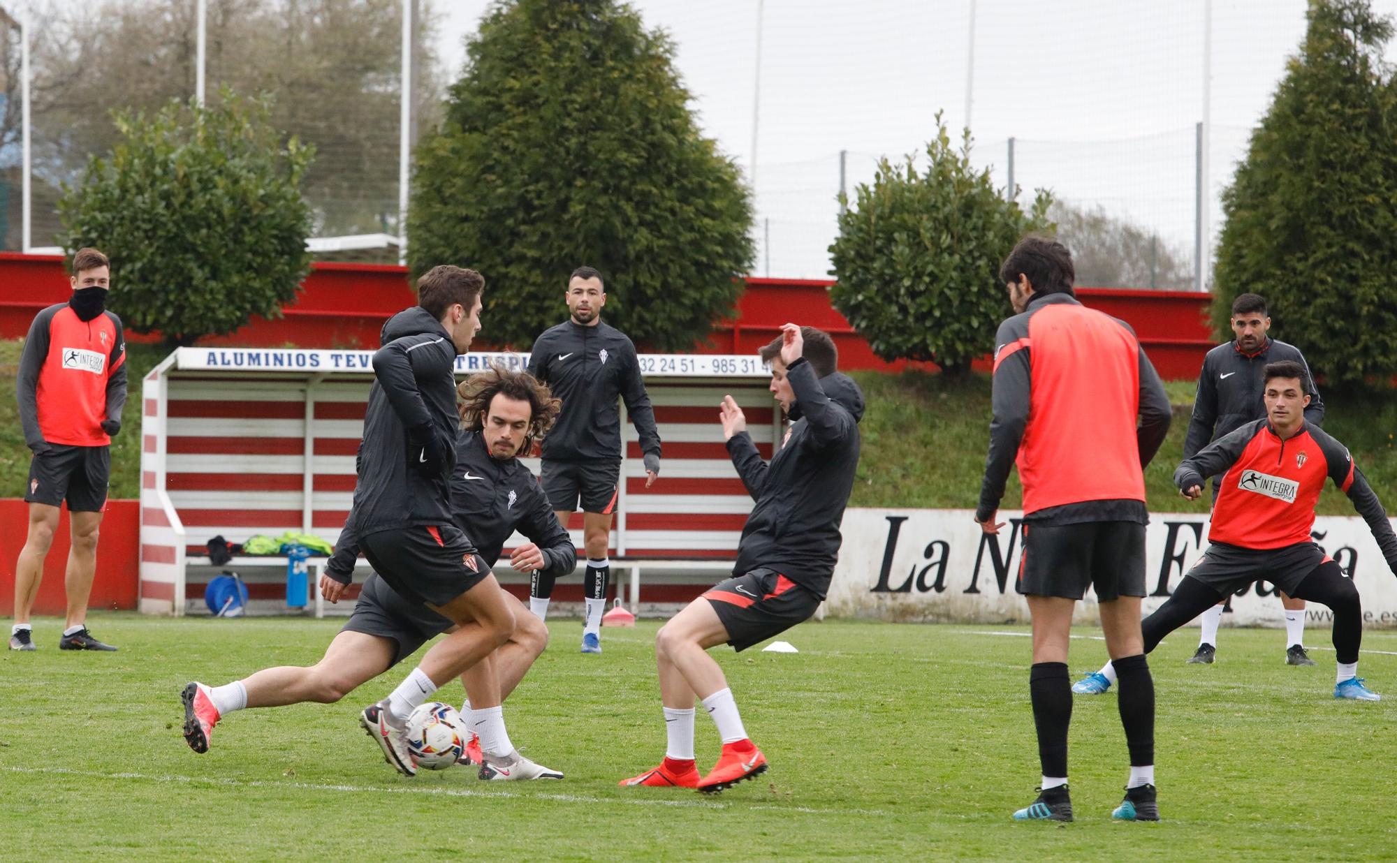 Entrenamiento del Sporting