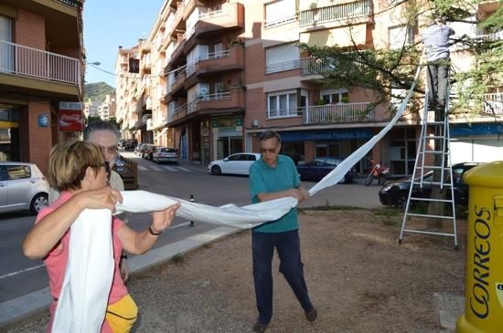 Berga engalana els carrers pel centenari