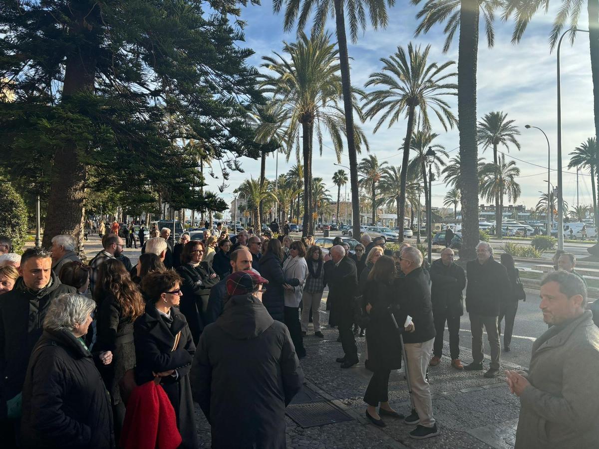 La capilla ardiente del expresidente de Baleares Francesc Antich, en imágenes