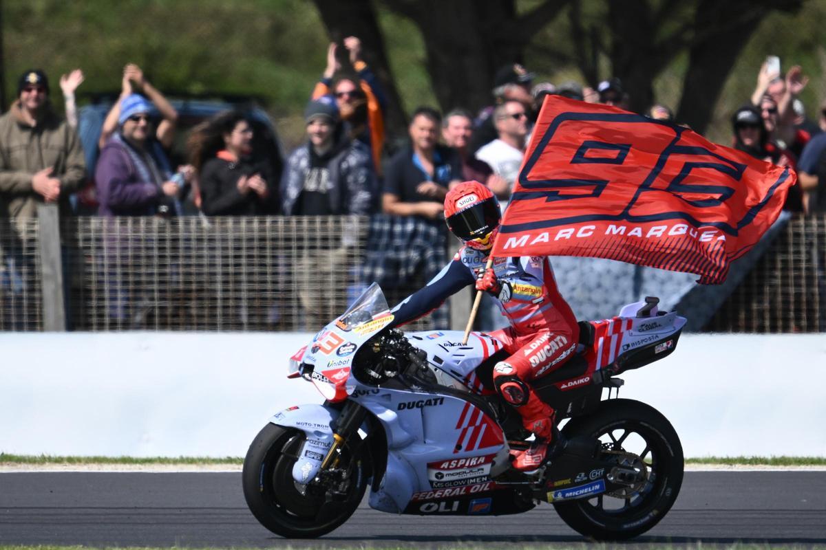 La carrera del GP de Australia de MotoGP. La carrera del GP de Australia de MotoGP.