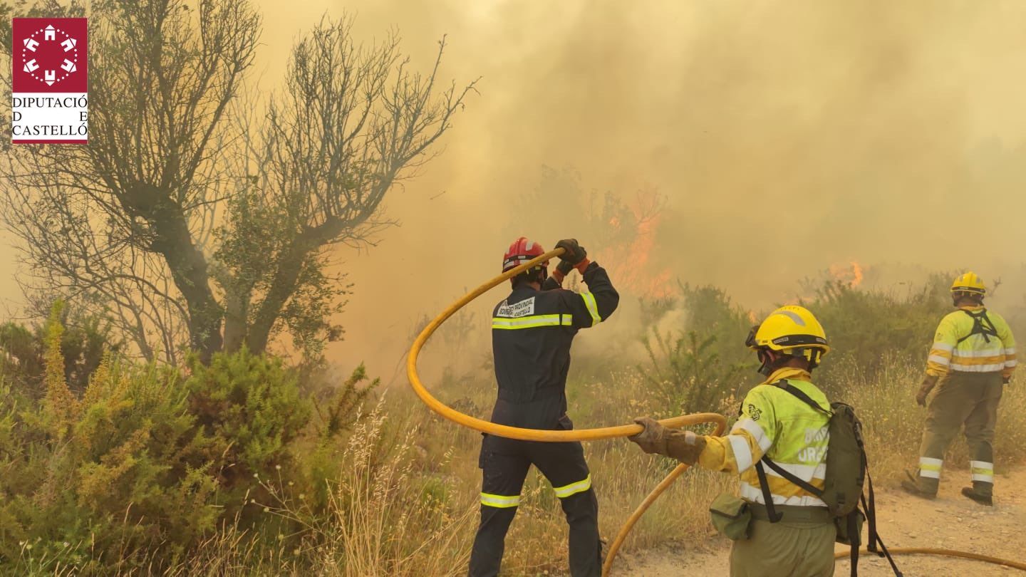 Galería: Las imágenes del incendio forestal de Caudiel