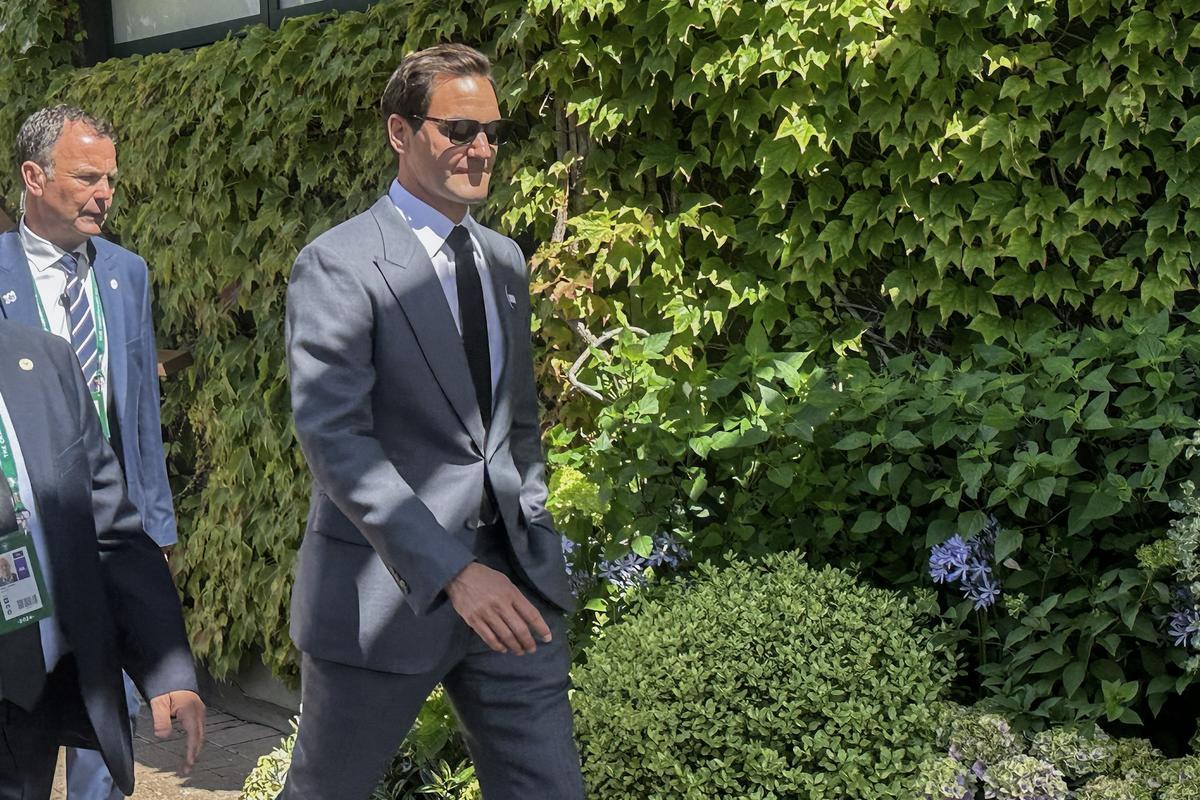 Federer llega a Wimbledon