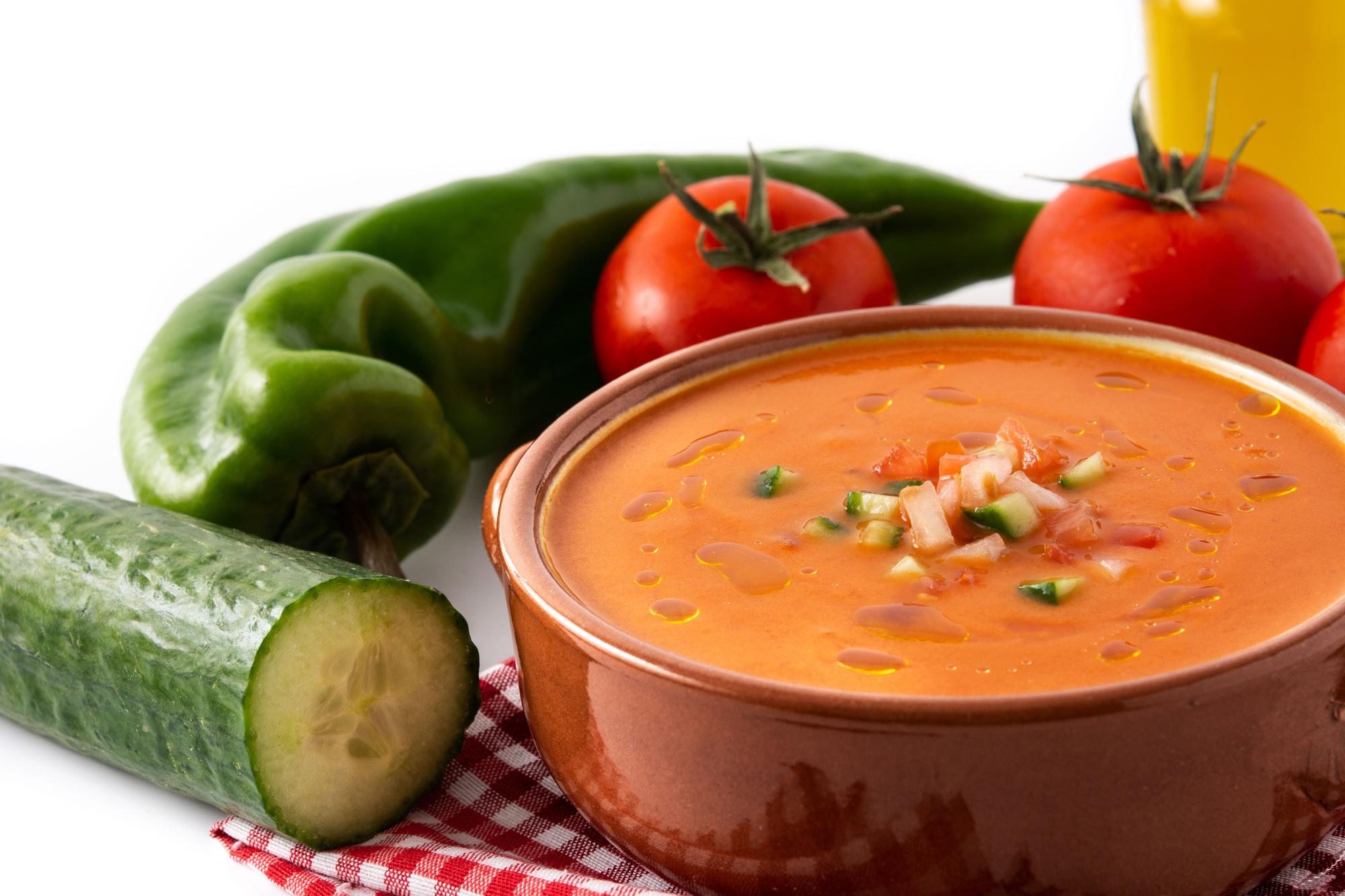 Receta de gazpacho.