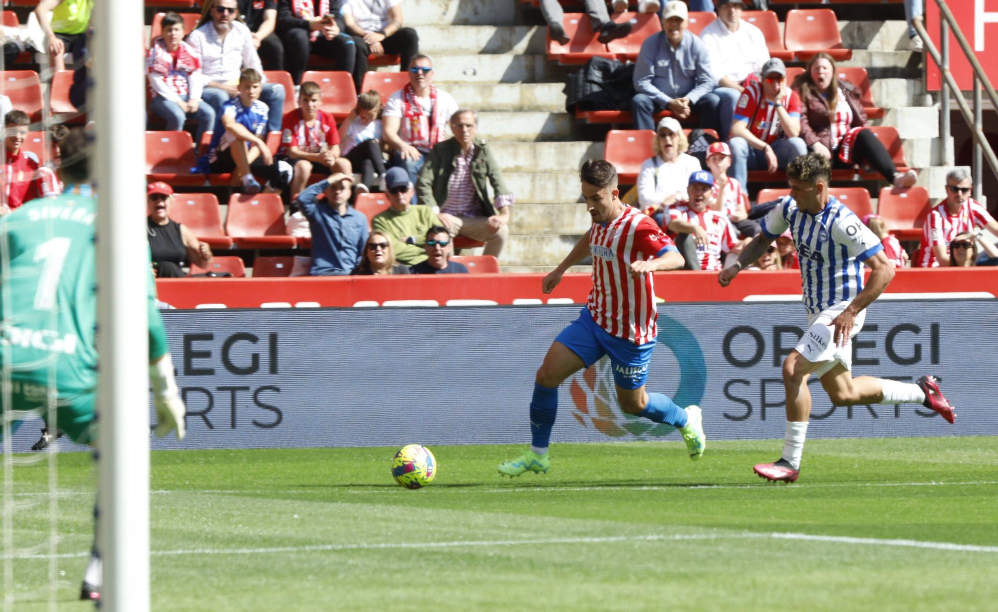 Así fue el encuentro entre el Sporting y el Alavés