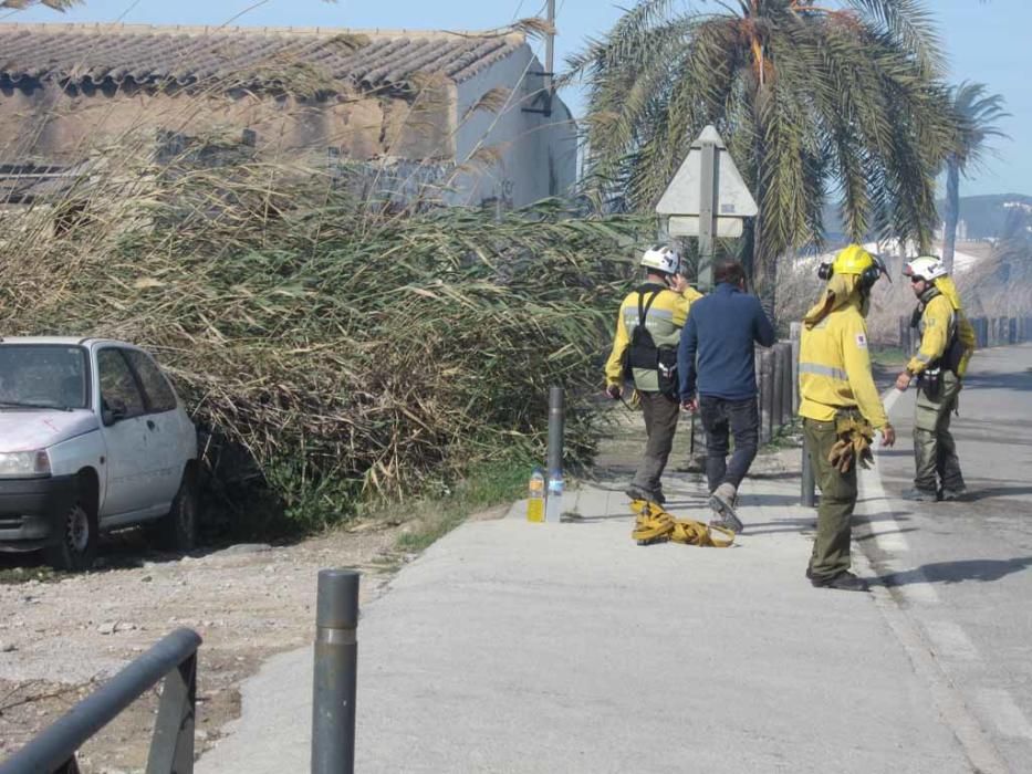 El incendio estuvo controlado alrededor de las 16:00 horas