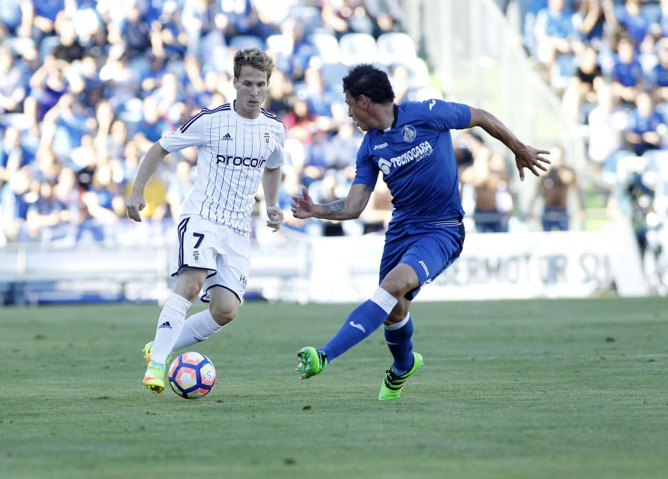 El partido entre el Getafe y el Real Oviedo, en imágenes