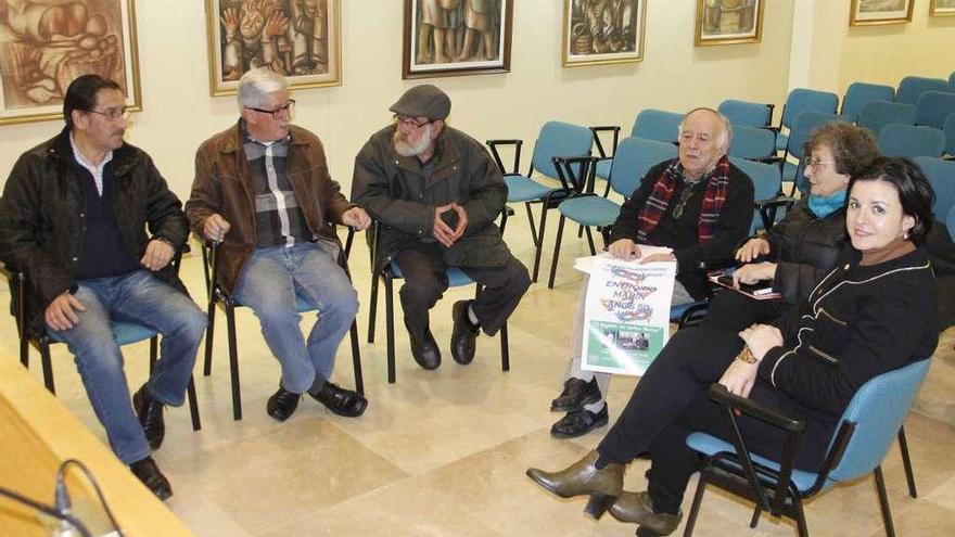 Los organizadores de la &quot;Exaltación del Carnaval Marinense&quot;. // Santos Álvarez