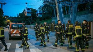 Unes 70 persones han estat evacuades del telefèric de Montjuïc a causa d’una avaria.