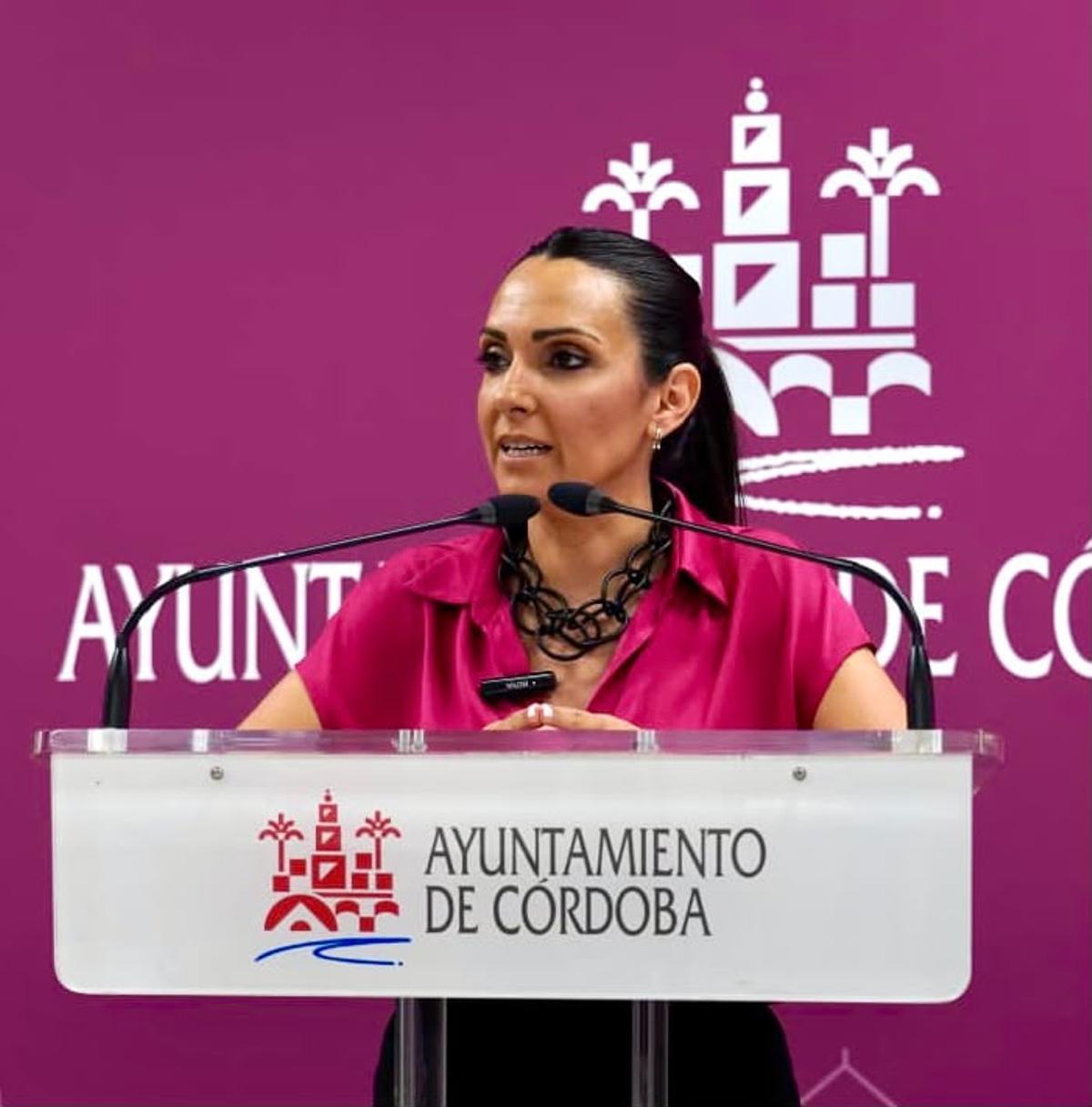 La viceportavoz del PSOE, Mamen González.