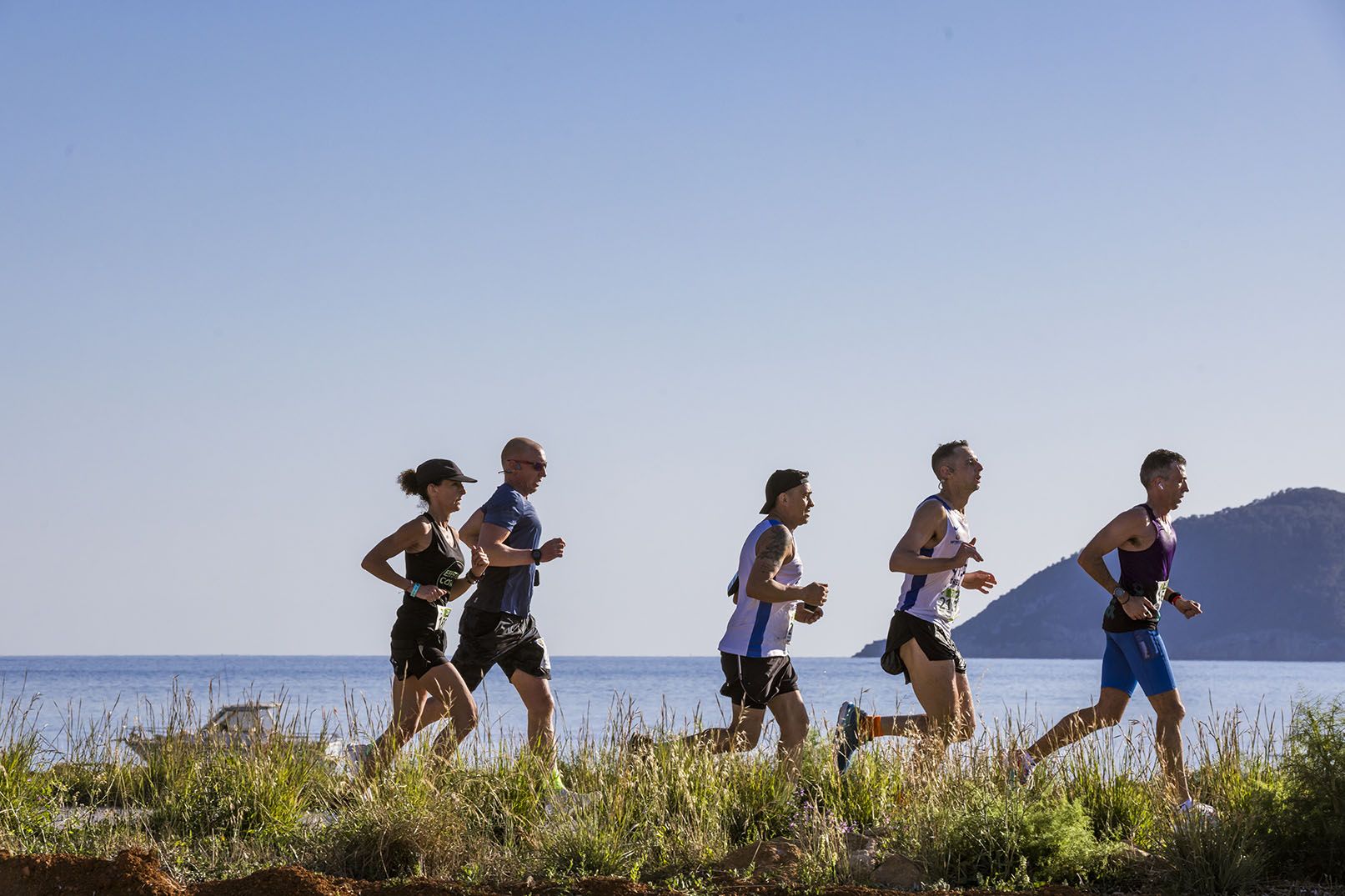 Imagen de la pasada edición de la Santa Eulària Ibiza Marathon