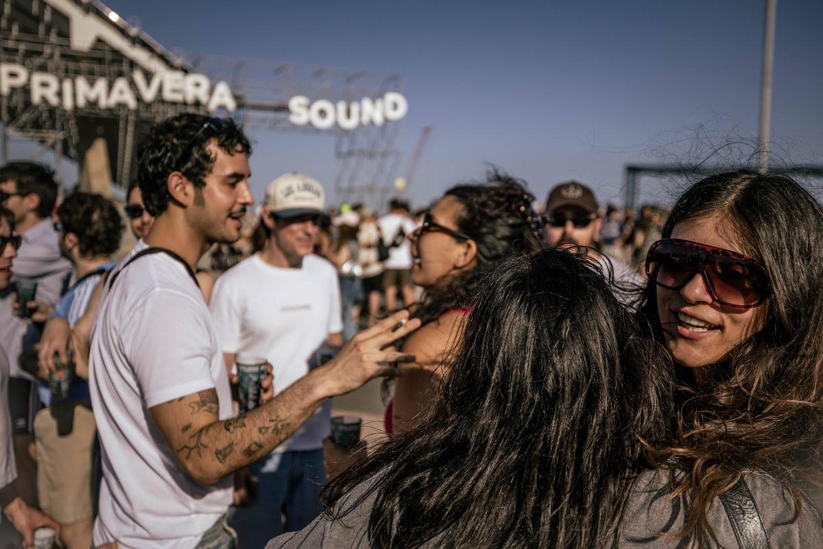 Ambiente en la jornada inaugural del Primavera Sound.