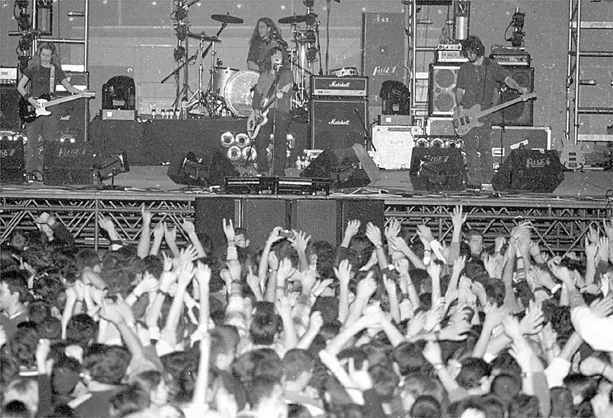 Imagen del concierto que reunió a 30.000 personas en Castelló.