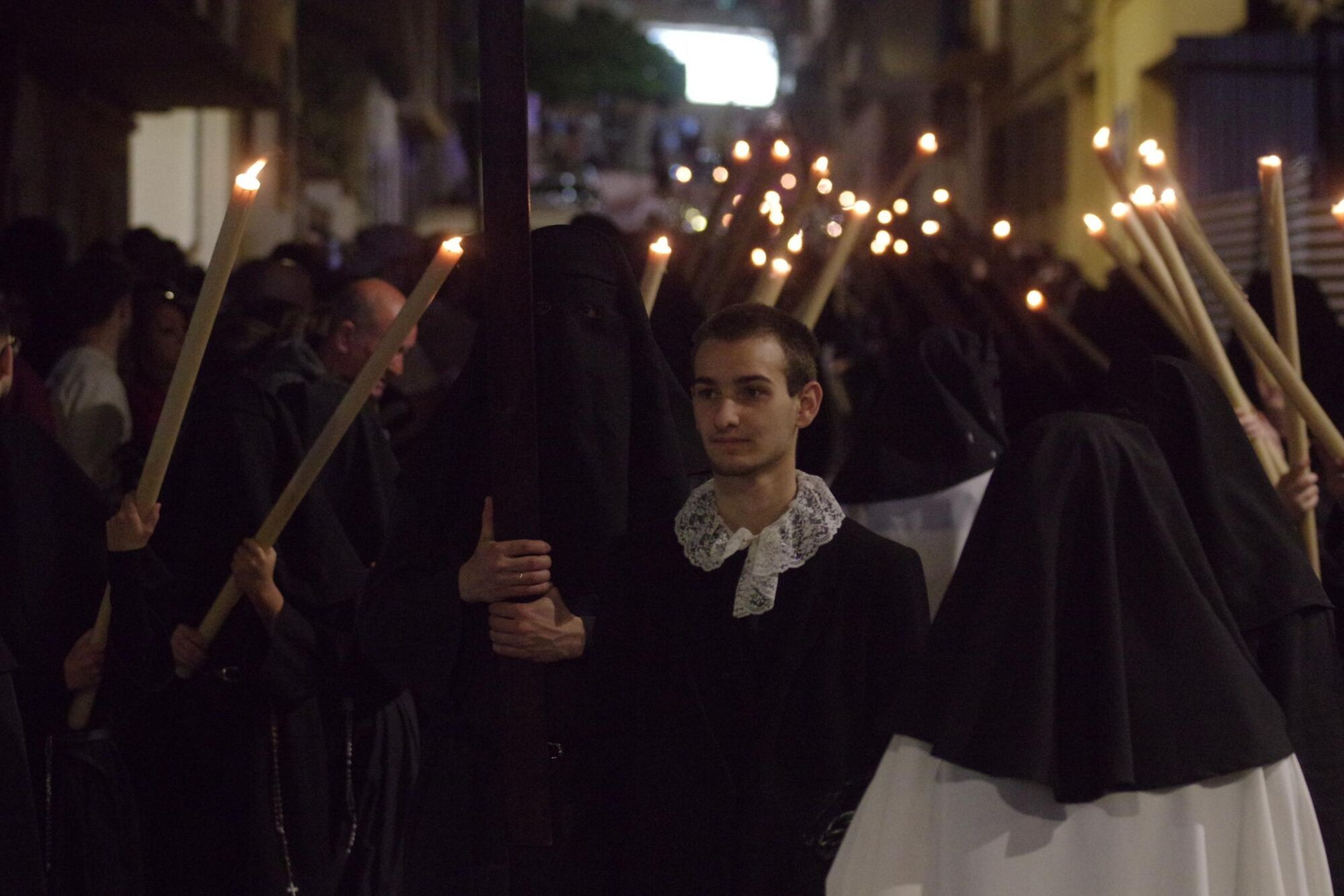 Procesión cuaresmal de la Virgen de la Dulce Resignación y Esperanza por las calles de la Trinidad