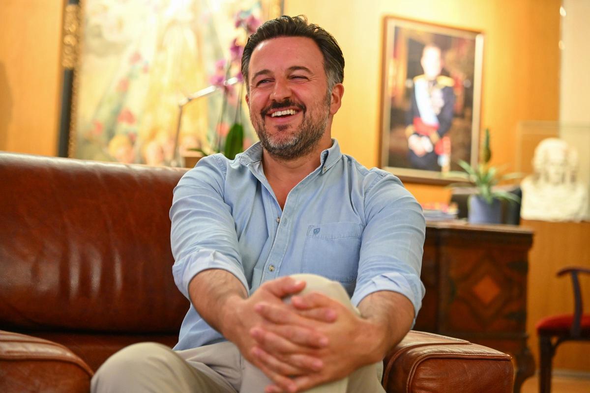 Ruz, durante la entrevista que ha dado a este periódico justo cuando falta un año para las próximas elecciones.
