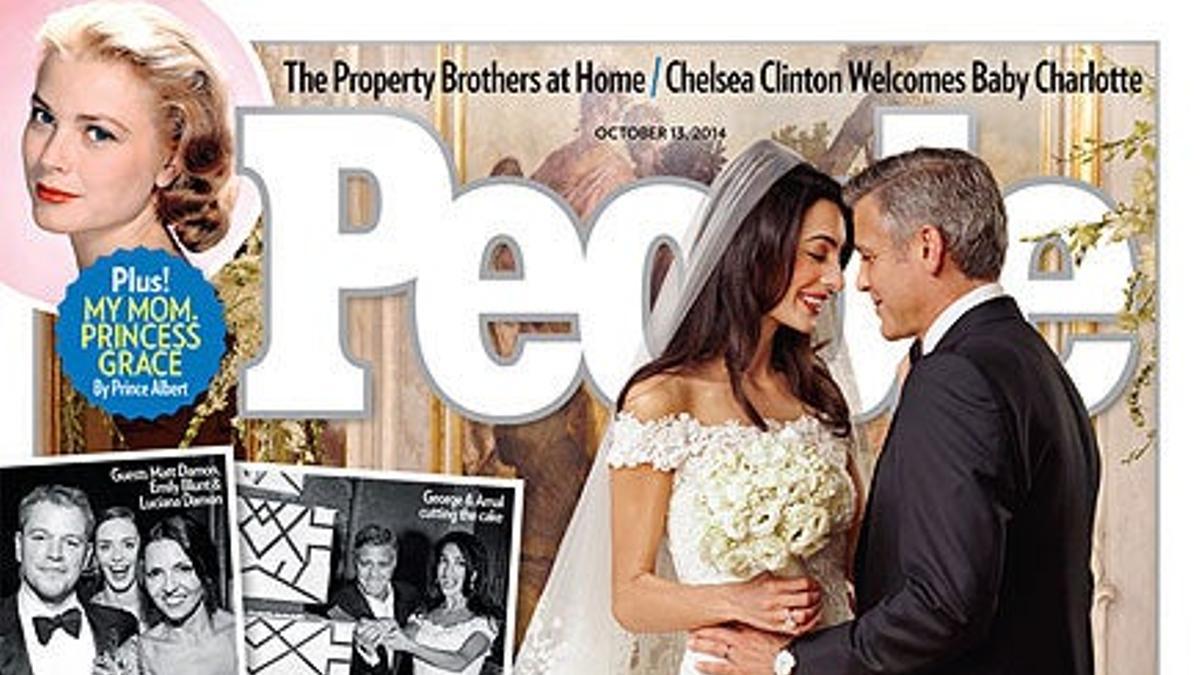 Primera imagen de la boda de Amal Alamuddin y George Clooney