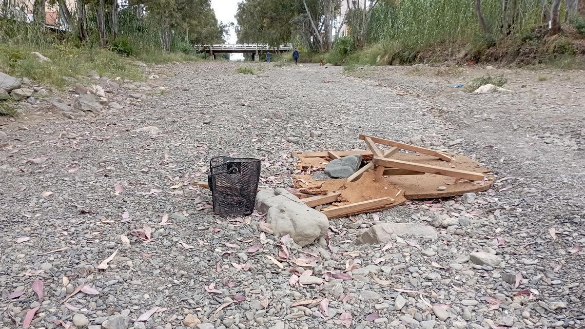 Un rincón del arroyo Jaboneros, a comienzos de mayo.
