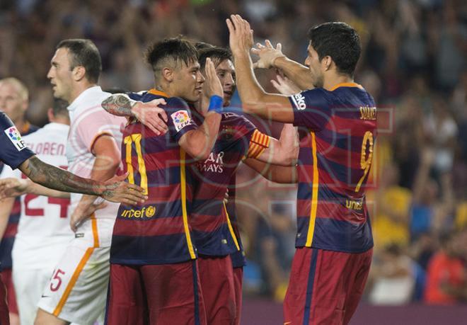 Trofeo Joan Gamper FCBarcelona  3-  AC Roma 0