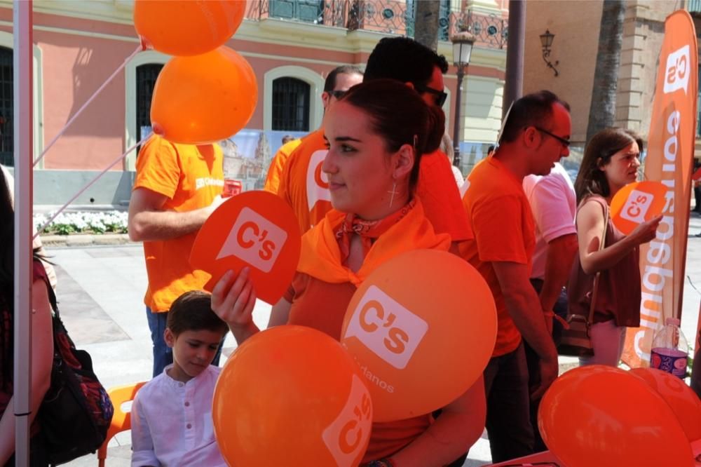 Albert Rivera visita Murcia y Los Alcázares