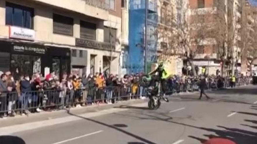 VÍDEO | Las acrobacias de AV Campos llena de público Zamora capital