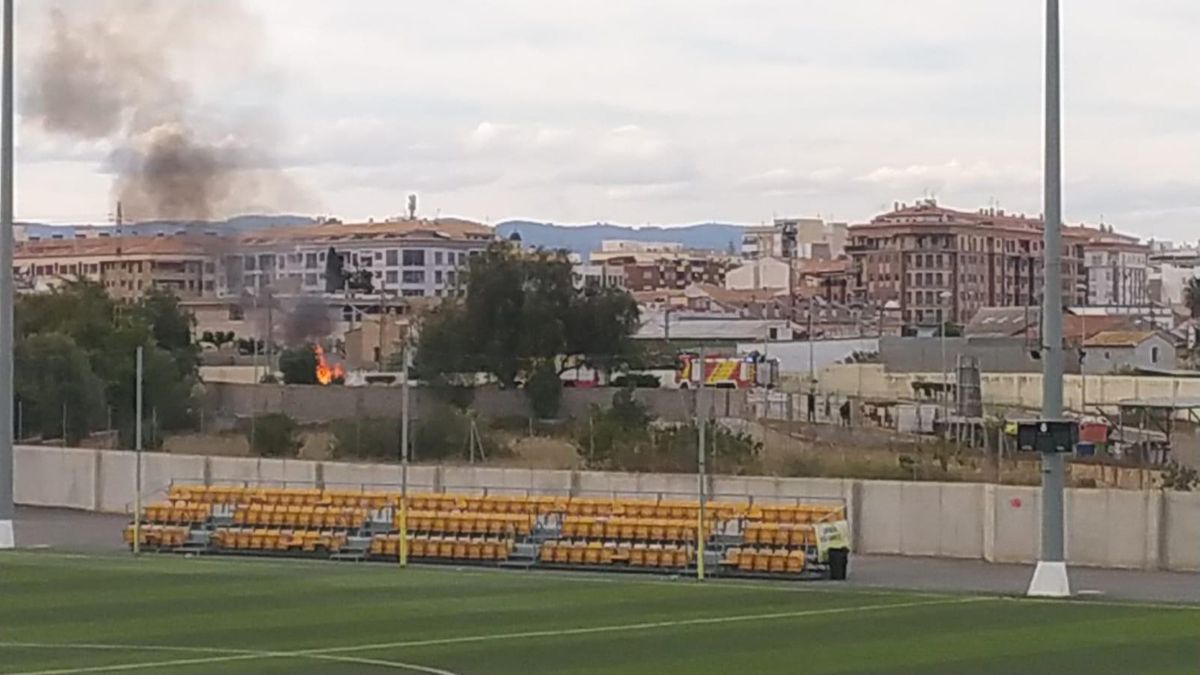 Incendio en el ecoparque de Vila-real