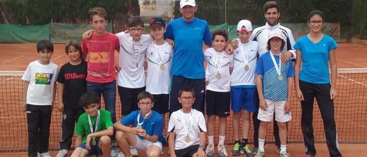 El alevín del Xàtiva Tenis Club se proclama campeón autonómico
