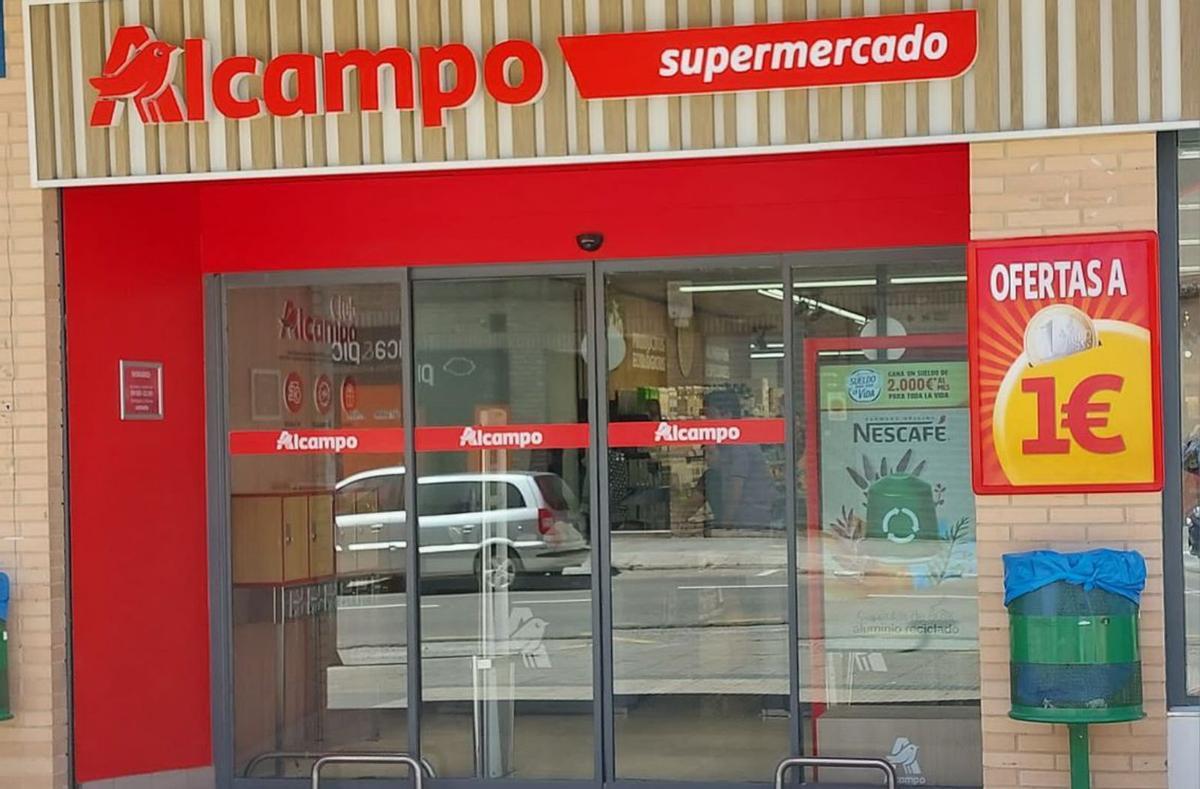 EN ALAGÓN TAMBIÉN HA ABIERTO UNA NUEVA TIENDA ALCAMPO-  |