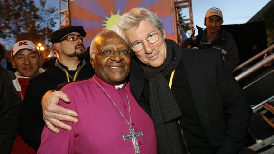 Desmond Tutu y Richard Gere