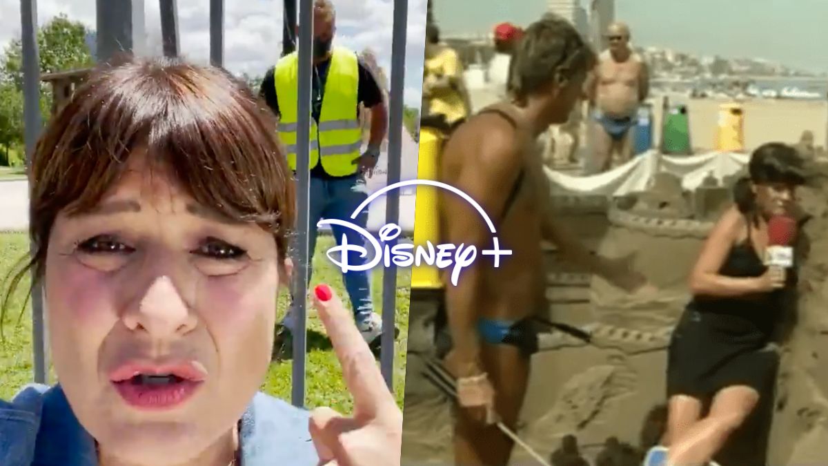 Paqui Peña en la nueva promo de Disney+ y en su mítico reportaje de 'Está pasando'