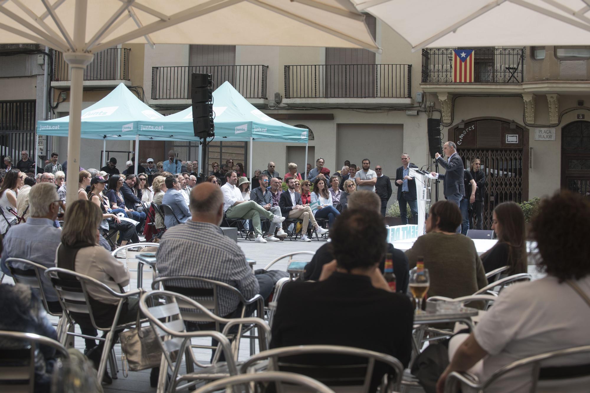 Acte central del candidat a l'alcaldia de Manresa de Junts, Ramon Bacardit