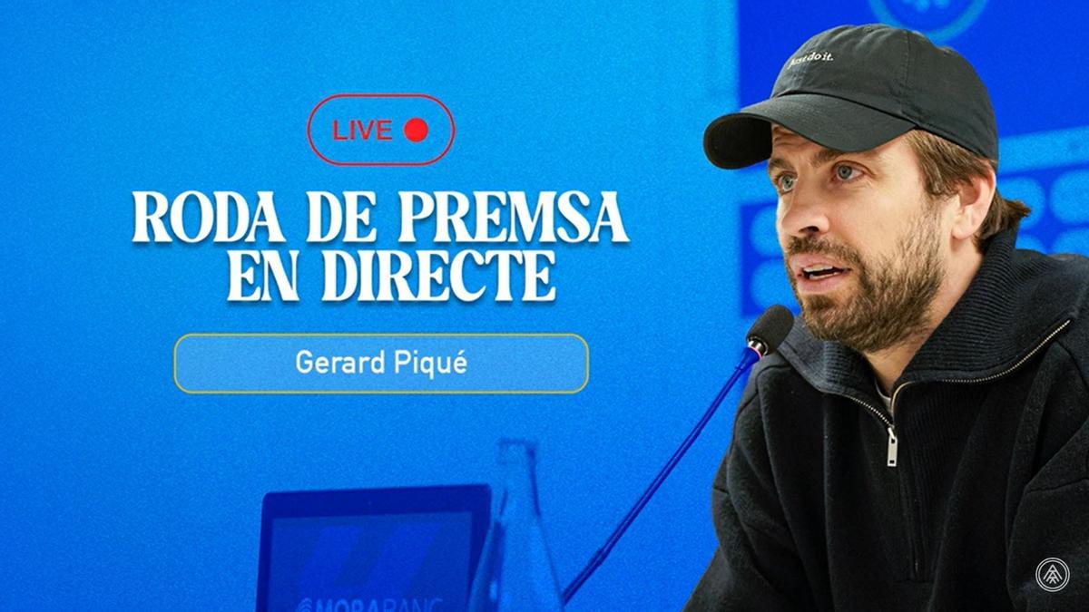 Rueda de prensa de Gerard Piqué, en directo