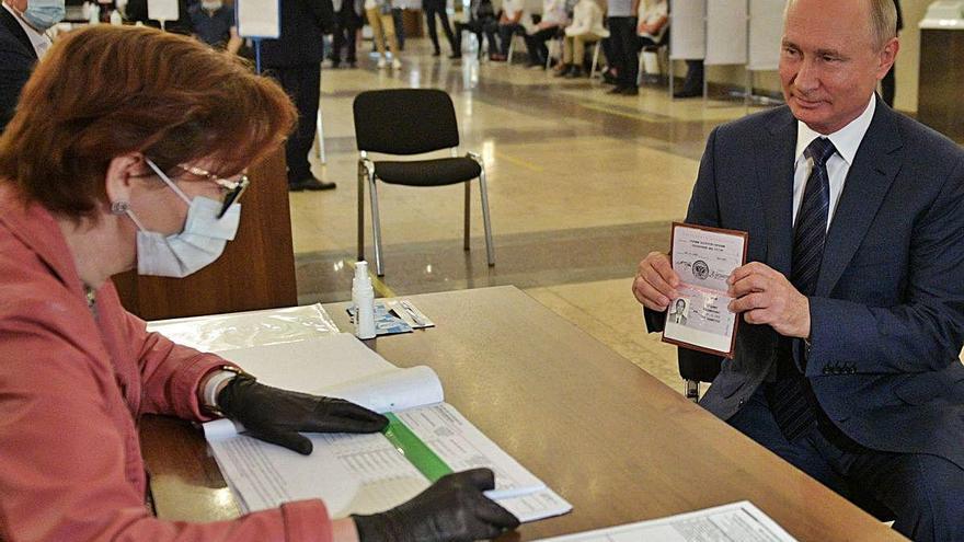 Putin va votar dimecres passat, l&#039;últim dia del referèndum.