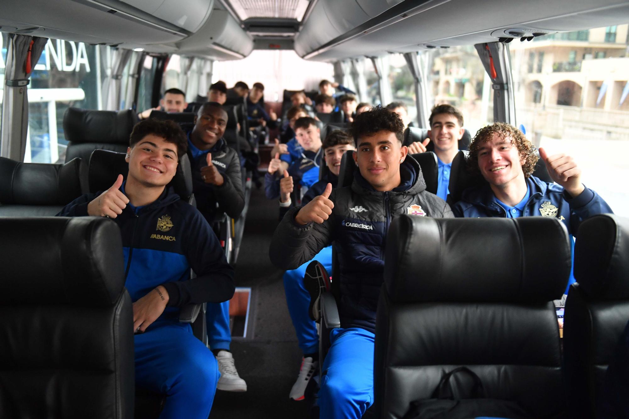 Los juveniles de Manuel Pablo, en Riazor