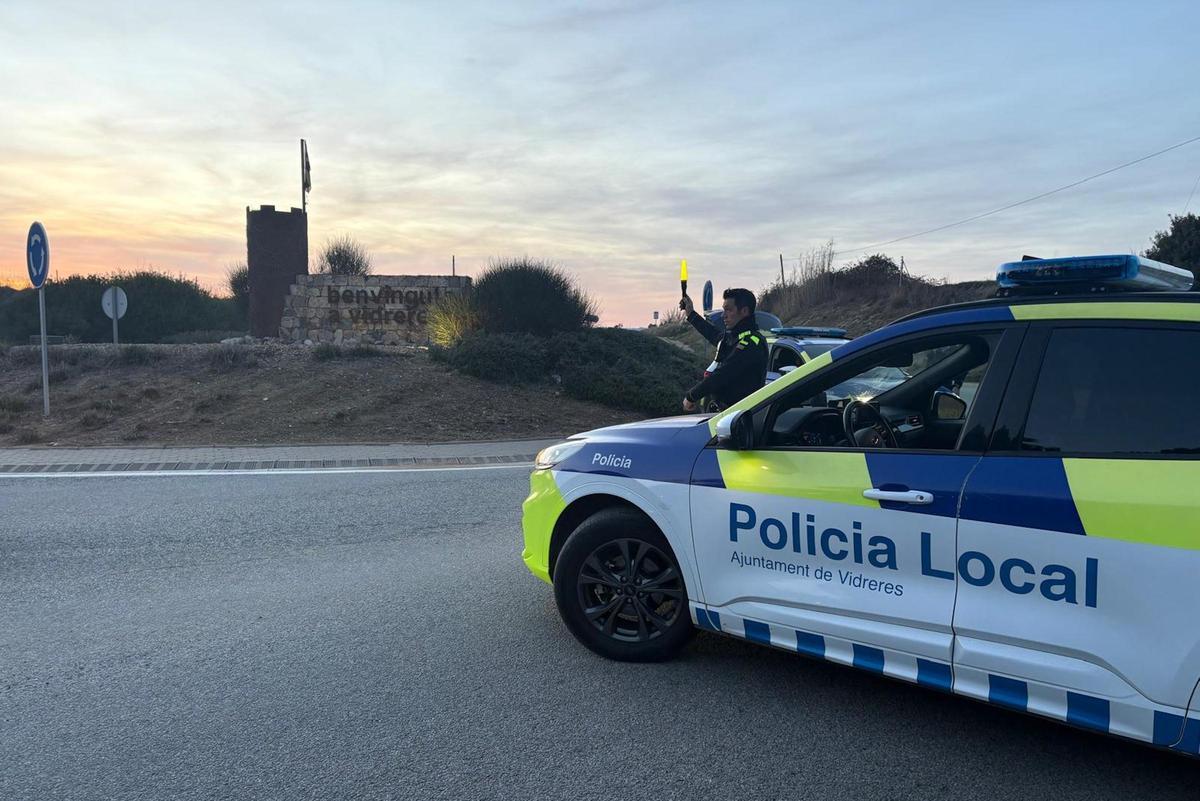 Un policia local de Vidreres