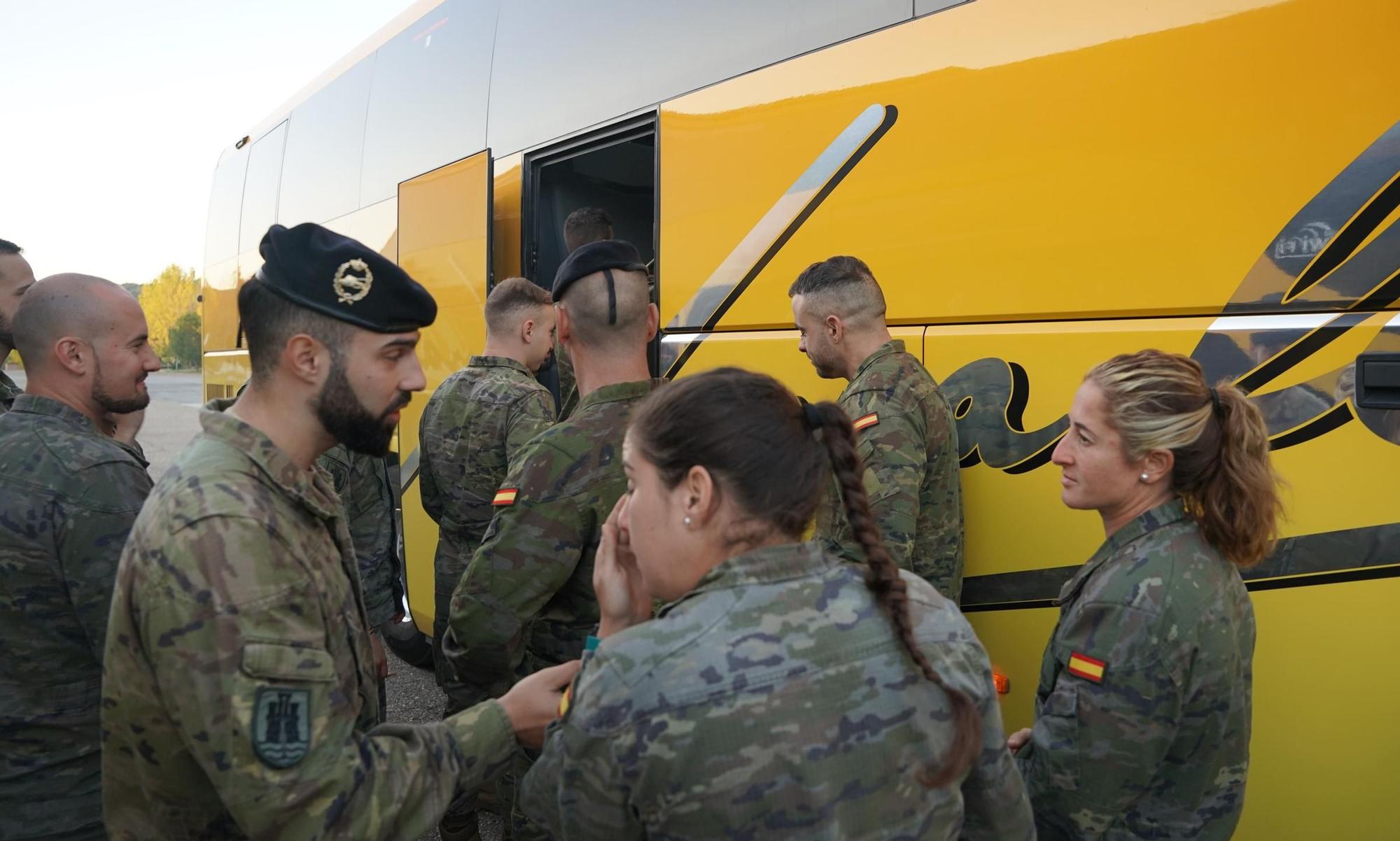 Militares de la BRIX siguen trabajando en la zona cero de la DANA