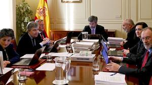 Reunión del CGPJ en Madrid.
