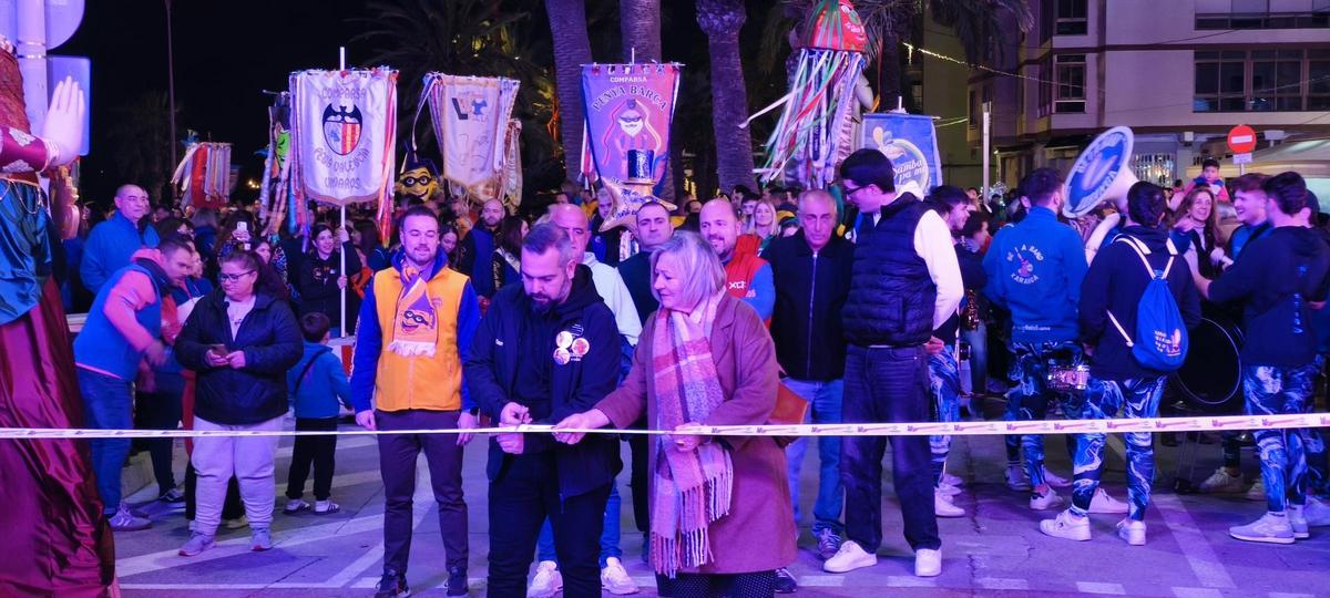 Foto de la inauguración del recinto del Carnaval.