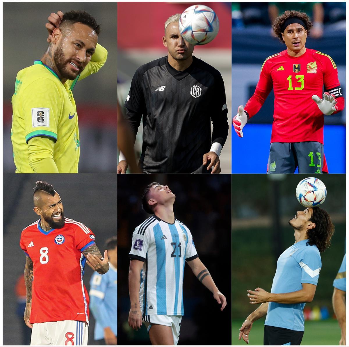 Neymar, Dybala, Cavani, Falcao, Keylor, Vidal, Ochoa... La selección de los ausentes