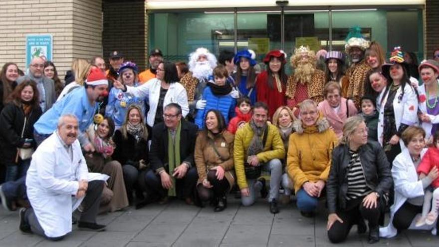 Visita de los Reyes Magos al Hospital Infantil Miguel Servet