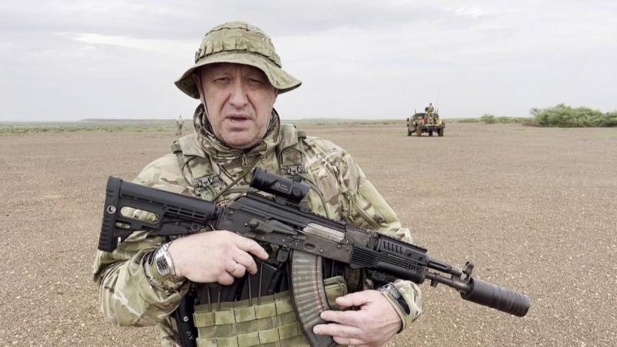 Prigozhin, durante una visita a África. AFP PHOTO TELEGRAM razgruzka_vagnera
