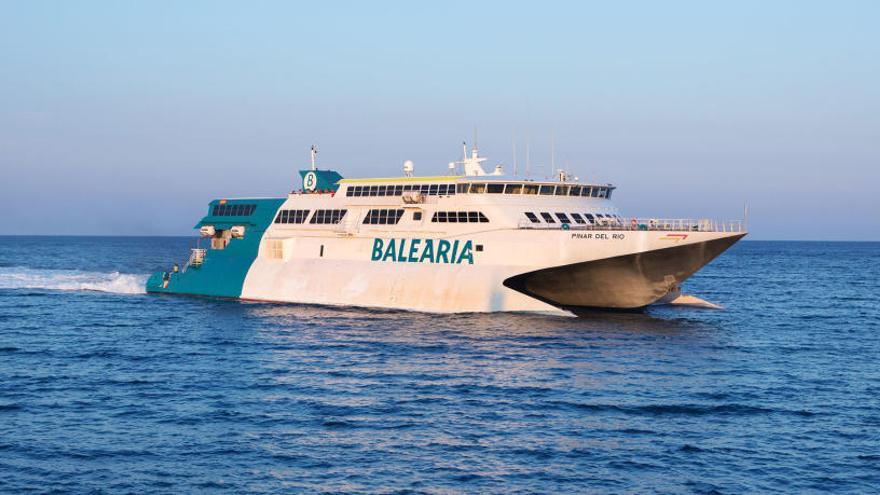 Baleària pone en marcha su segundo enlace de alta velocidad entre Dénia y las Baleares